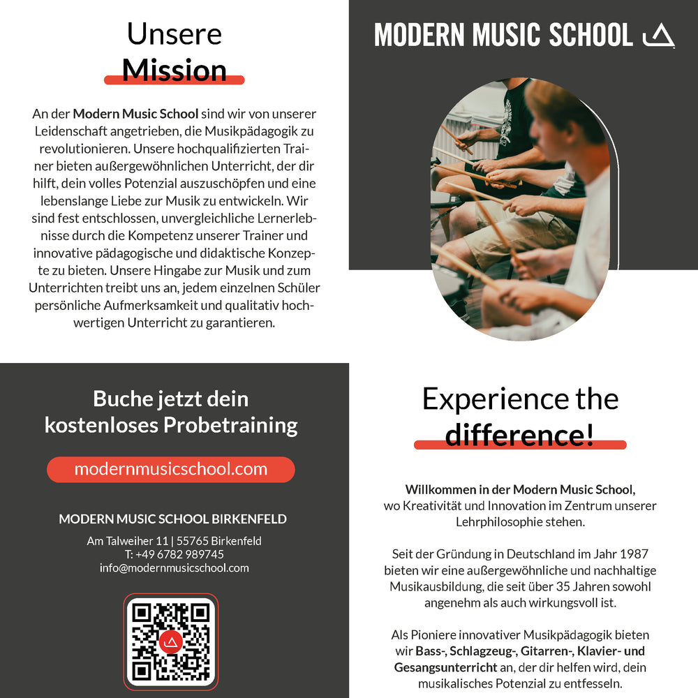 
                      
                        MMS - Infoflyer "Experience the Difference"
                      
                    