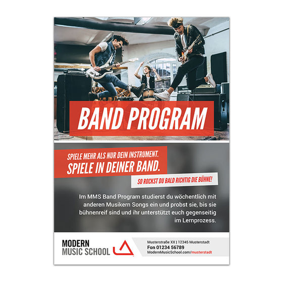 MMS - "Band Program" Poster