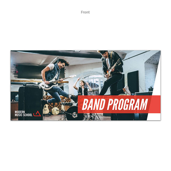 MMS - Band Programm Flyer